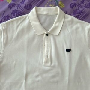 Bottega Veneta Cotton Blend Piqué Knit Polo. Size 54